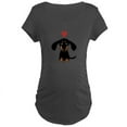 thumbnail image 1 of CafePress - Cute Dachshund Maternity Dark T Shirt - Maternity Dark T-Shirt, 1 of 3