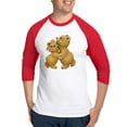 thumbnail image 1 of CafePress - Cute Dancing Teddy Bears Baseball Jersey - Cotton Baseball Jersey, 3/4 Raglan Sleeve Shirt, 1 of 4
