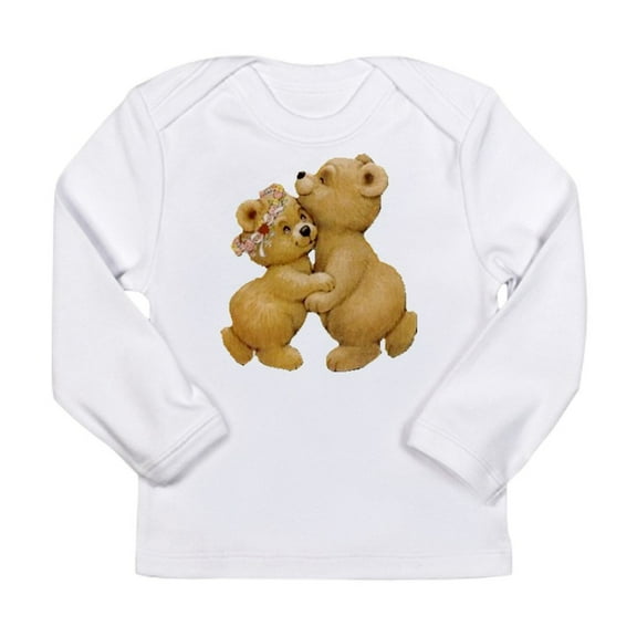 CafePress - Cute Dancing Teddy Bears Long Sleeve T Shirt - Long Sleeve Infant T-Shirt