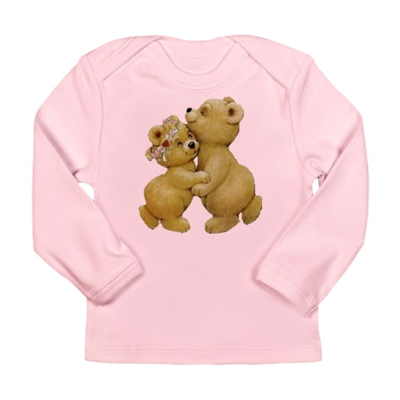 CafePress - Cute Dancing Teddy Bears Long Sleeve T Shirt - Long Sleeve Infant T-Shirt