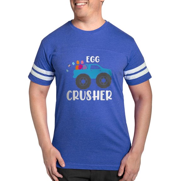 CafePress - Cute Easter Egg Crusher Monster Truck Boys T Shirt - Mens Football Shirt