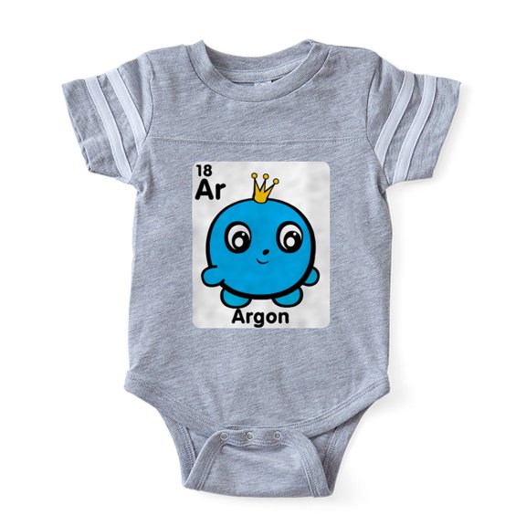 CafePress - Cute Element Argon Ar - Cute Infant Baby Football Bodysuit