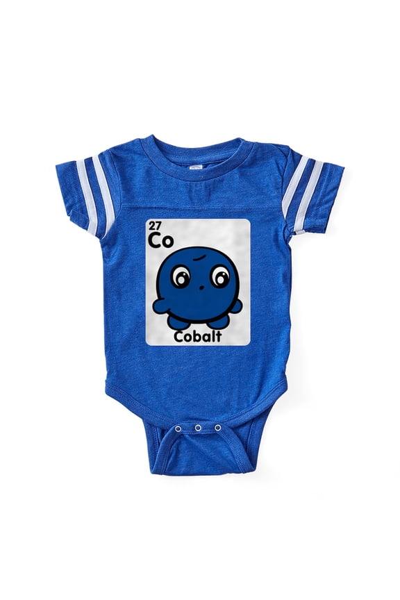 - Cute Element Cobalt Co - Cute Infant Baby Football Bodysuit