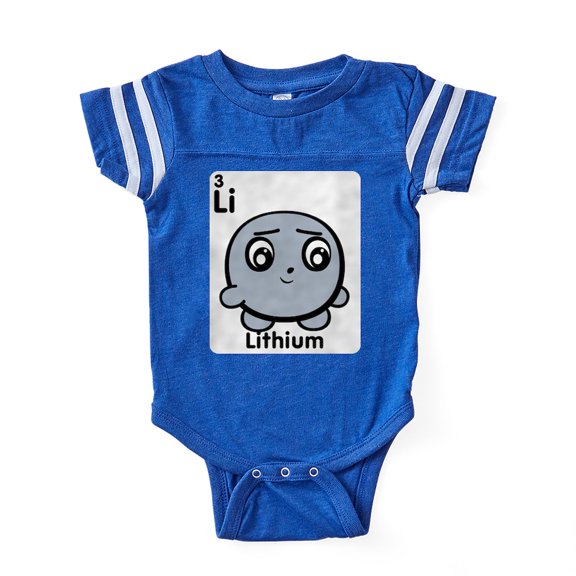 CafePress - Cute Element Lithium Li - Cute Infant Baby Football Bodysuit