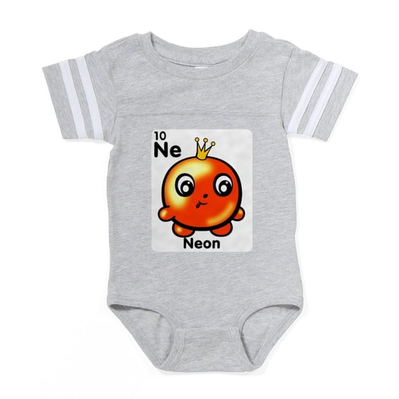 CafePress - Cute Element Neon Ne - Cute Infant Baby Football Bodysuit