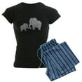 thumbnail image 1 of CafePress - Cute Elephants Mom And Baby Pajamas - Women's Dark Pajamas, 1 of 4