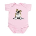 thumbnail image 1 of CafePress - Cute English Bulldog Infant Bodysuit - Baby Light Bodysuit, Size Newborn - 24 Months, 1 of 4