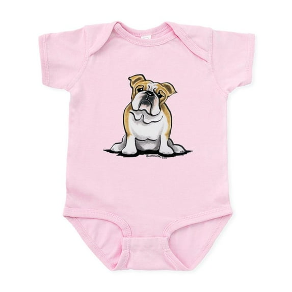 CafePress - Cute English Bulldog Infant Bodysuit - Baby Light Bodysuit, Size Newborn - 24 Months