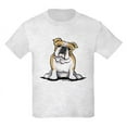 thumbnail image 1 of CafePress - Cute English Bulldog Kids Light T Shirt - Light T-Shirt Kids XS-XL, 1 of 4