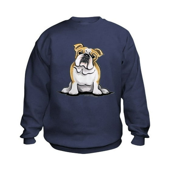CafePress - Cute English Bulldog Kids Sweatshirt - Kids Sweatshirt, Youth Crew Neck Sweatshirt