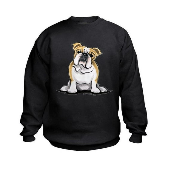 CafePress - Cute English Bulldog Kids Sweatshirt - Kids Sweatshirt, Youth Crew Neck Sweatshirt
