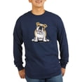 thumbnail image 1 of CafePress - Cute English Bulldog Long Sleeve Dark T Shirt - Long Sleeve Dark T-Shirt, 1 of 4