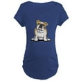thumbnail image 1 of CafePress - Cute English Bulldog Maternity Dark T Shirt - Maternity Dark T-Shirt, 1 of 3