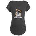 thumbnail image 1 of CafePress - Cute English Bulldog Maternity Dark T Shirt - Maternity Dark T-Shirt, 1 of 3