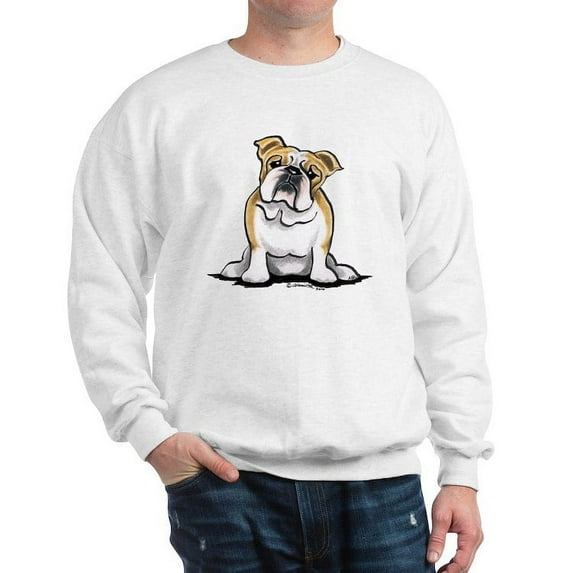 CafePress - Cute English Bulldog Sweatshirt - Crew Neck Sweatshirt