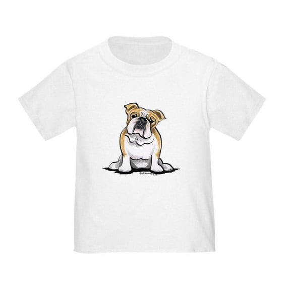 CafePress - Cute English Bulldog Toddler T Shirt - Cute Toddler T-Shirt, 100% Cotton
