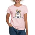 thumbnail image 1 of CafePress - Cute English Bulldog Women's Light T Shirt - Women's Classic T-Shirt, 1 of 4