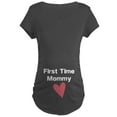 thumbnail image 1 of CafePress - Cute First Time Mommy Maternity T Shirt - Maternity Dark T-Shirt, 1 of 3