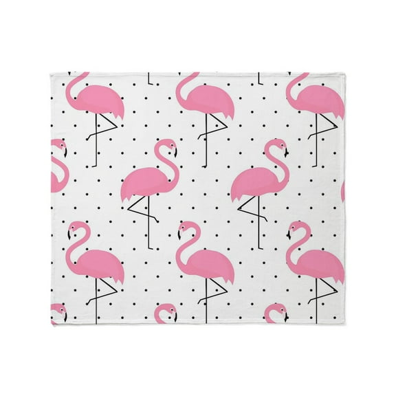 CafePress - Cute Flamingo Throw Blanket - Soft Fleece Throw Blanket, 50"x60" for All Ages