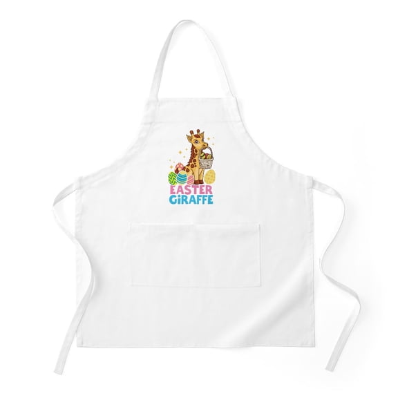 CafePress - Cute Giraffee Easter Egg Basket Boys Girls Kids An - Kitchen Apron with Pockets, Grilling Apron, Baking Apron