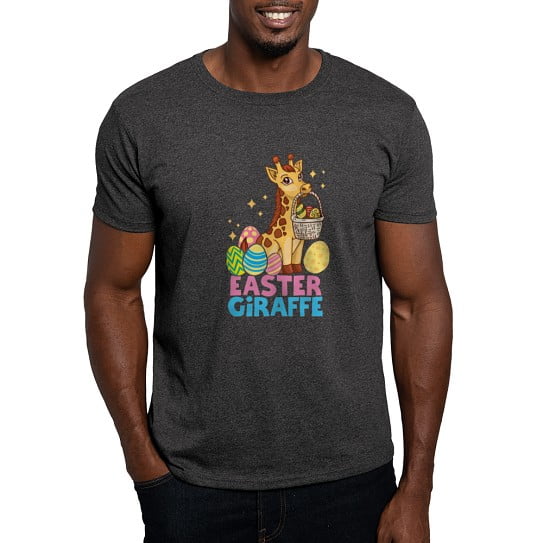 CafePress - Cute Giraffee Easter Egg Basket Boys Girls T Shirt - Men's Classic Cotton T-Shirts