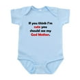 thumbnail image 1 of CafePress - Cute God Mother Body Suit - Baby Light Bodysuit, Size Newborn - 24 Months, 1 of 4