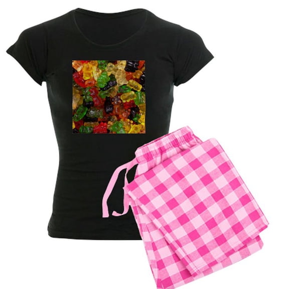 CafePress - Cute Gummy Bears - Women's Dark Pajamas
