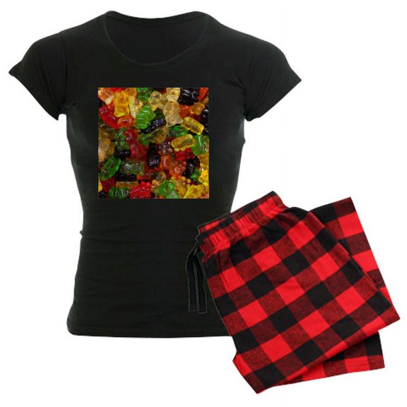 CafePress - Cute Gummy Bears - Women's Dark Pajamas