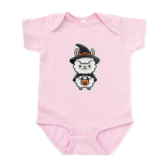CafePress - Cute Halloween Llama - Baby Light Bodysuit, Size Newborn - 24 Months