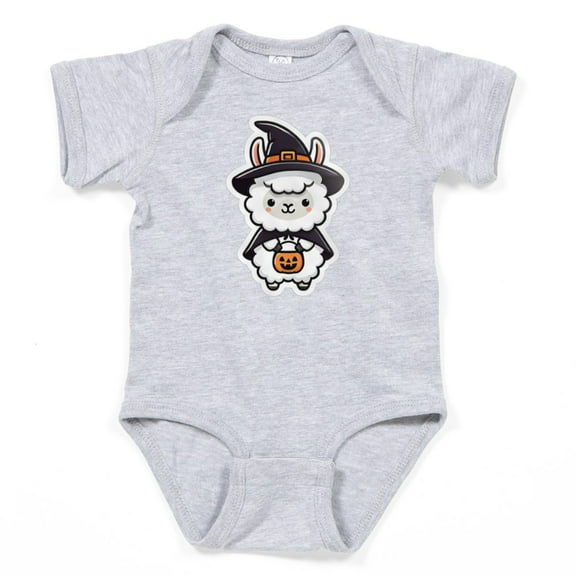 CafePress - Cute Halloween Llama - Cute Infant Bodysuit Baby Romper - Size Newborn - 24 Months