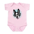 thumbnail image 1 of CafePress - Cute! Hipster Boston Terrier Body Suit - Baby Light Bodysuit, Size Newborn - 24 Months, 1 of 4