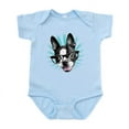 thumbnail image 1 of CafePress - Cute! Hipster Boston Terrier Body Suit - Baby Light Bodysuit, Size Newborn - 24 Months, 1 of 4