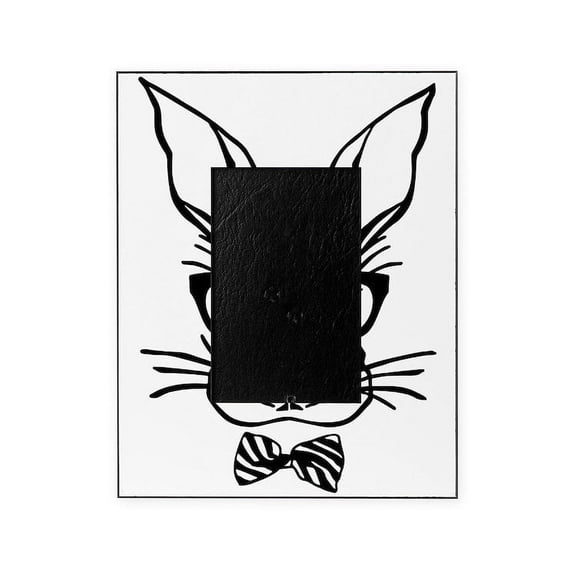 CafePress - Cute Hipster Easter Bunny - Decorative 8x10 Picture Frame