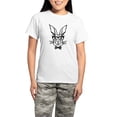 thumbnail image 1 of CafePress - Cute Hipster Easter Bunny Pajamas - Women's Short Sleeve Print T-Shirt and Pants Light Cotton Pajama Set, 1 of 7