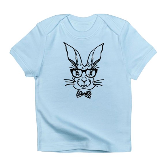 CafePress - Cute Hipster Easter Bunny T Shirt - Infant T-Shirt