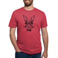 thumbnail image 1 of CafePress - Cute Hipster Easter Bunny T Shirt - Mens Tri-blend T-Shirt, 1 of 4