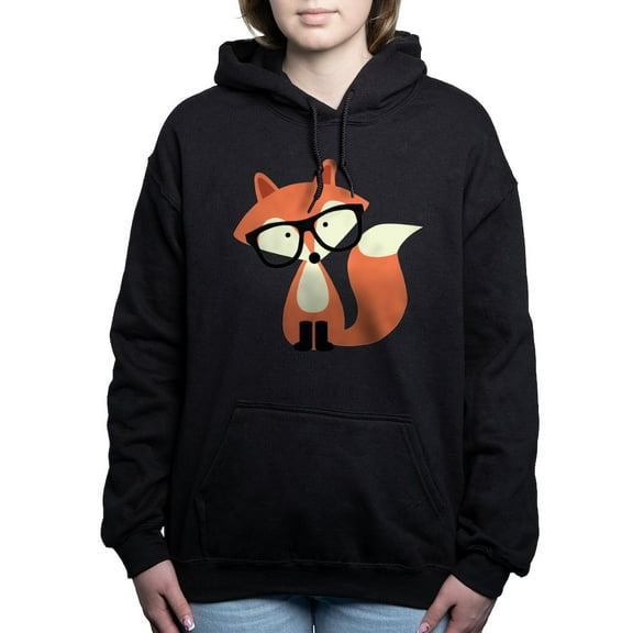 CafePress - Cute Hipster Red Fox - Pullover Hoodie, Classic & Comfortable Hooded Sweatshirt