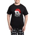 thumbnail image 1 of CafePress - Cute Holiday Penguin Men's Dark Pajamas - Men's Dark Loose Fit Cotton Pajama Set, 1 of 7
