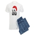 thumbnail image 1 of CafePress - Cute Holiday Penguin - Men's Light Pajamas, 1 of 1