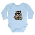 thumbnail image 1 of CafePress - Cute Humorous Watercolor Raccoon Blowing A Kiss Bo - Long Sleeve Cotton Baby Bodysuit, 1 of 4