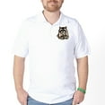 thumbnail image 1 of CafePress - Cute Humorous Watercolor Raccoon Blowing A Kiss Go - Golf Shirt, Pique Knit Golf Polo, 1 of 4