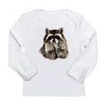 thumbnail image 1 of CafePress - Cute Humorous Watercolor Raccoon Blowing A Kiss Lo - Long Sleeve Infant T-Shirt, 1 of 2