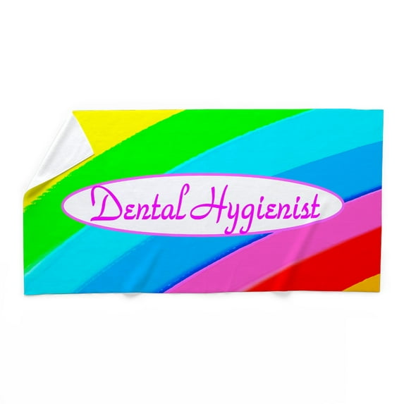 CafePress - Cute Hygienist - Large Beach Towel, Soft 30"x60" Towel with Unique Design