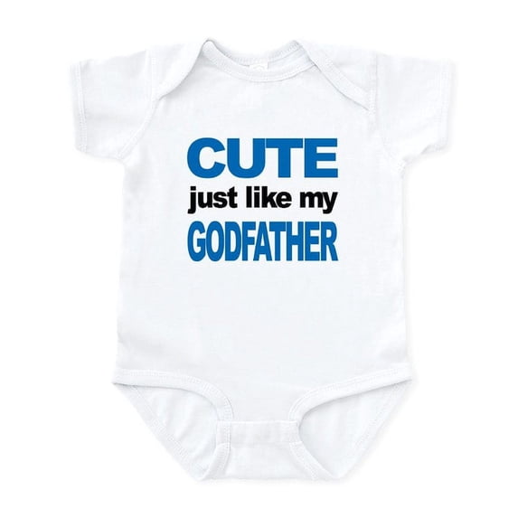 CafePress - Cute Just Like My Godfather Body Suit - Baby Light Bodysuit, Size Newborn - 24 Months