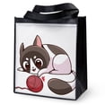 thumbnail image 1 of CafePress - Cute Kawaii Cat - 12"x 13", 100% Recycled, Reusable Grocery Bag, 1 of 3