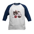 thumbnail image 1 of CafePress - Cute Kawaii Cat Baseball Jersey - Kids Cotton Baseball Jersey, 3/4 Sleeve Shirt, 1 of 4