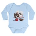 thumbnail image 1 of CafePress - Cute Kawaii Cat Body Suit - Long Sleeve Cotton Baby Bodysuit, 1 of 4