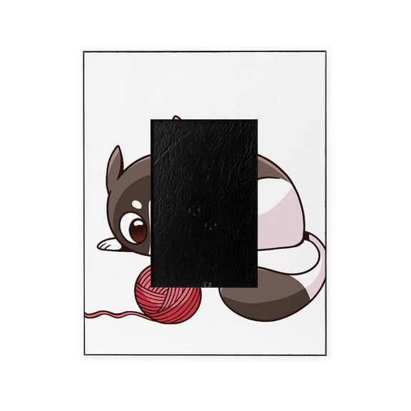 CafePress - Cute Kawaii Cat - Decorative 8x10 Picture Frame