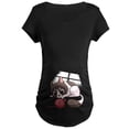 thumbnail image 1 of CafePress - Cute Kawaii Cat Maternity T Shirt - Maternity Dark T-Shirt, 1 of 3