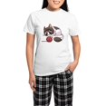 thumbnail image 1 of CafePress - Cute Kawaii Cat Pajamas - Women's Short Sleeve Print T-Shirt and Pants Light Cotton Pajama Set, 1 of 7